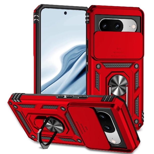 Estuche GANGXUN para Google Pixel 8, soporte giratorio 360°, estilo mecánico y magnético
