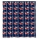 thumbnail image 1 of Cortina de ducha Columbus Blue Jackets, juego de cortina de baño con ganchos, tamaño 66 x 72 pulgadas, 1 of 3