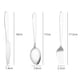 thumbnail image 2 of Juego de cubiertos de 12 piezas, cuchillo, tenedor y cuchara, juego de cubiertos de 3 piezas para 4 personas, acero inoxidable pulido a espejo, 2 of 6