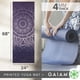 thumbnail image 3 of Tapete de yoga Gaiam Classic Print antideslizante de 4 mm, Purple Lattice, 3 of 6