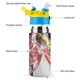 thumbnail image 3 of Meteoro Botella de Agua con Tapa Pop Top de Un Toque, Acero Inoxidable, a Prueba de Fugas, para Deportes, Botella Infantil azul 12 oz, 3 of 6