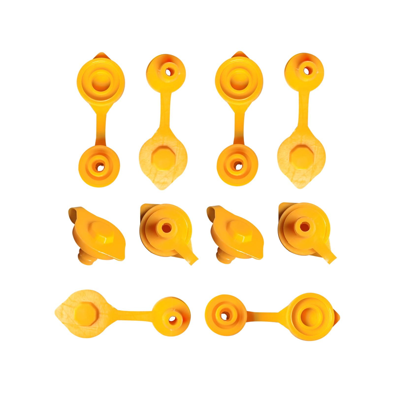 Magideal - 10x Tapas Grandes Para Ventilaciones De Latas De Combustible, Tapones Para Boquillas, Fáciles De Instalar, Antienvejecimiento, Permiten Un Flujo Más R