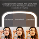 thumbnail image 5 of Espejo Blanco Maquillaje Vanity Luz Led Recargable Portátil, 5 of 7