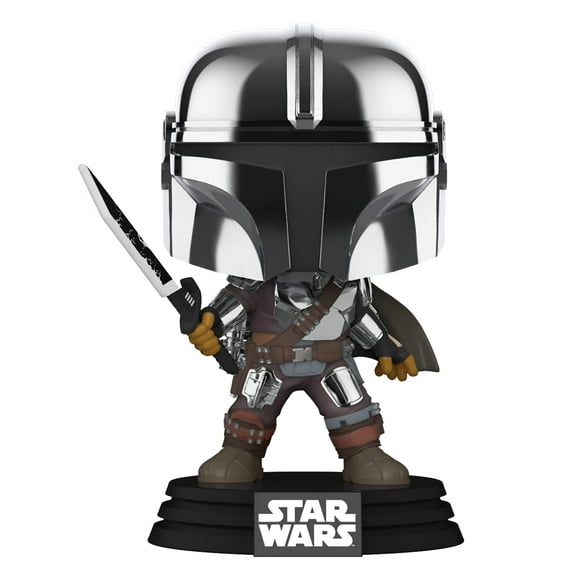 Figura de acción POP Funko Star Wars Mandalorian con Darksaber