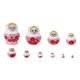 thumbnail image 1 of Lovely Girls Nesting Dolls Stacking Doll Set De 10 Piezas Popular Hecho A Mano, 1 of 5