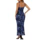 thumbnail image 3 of INSPIRE CHIC Vestido Maxi Floral de Mujer Malla Sin Mangas Vestido de Cóctel Ajustado XL Negro Azul, 3 of 6
