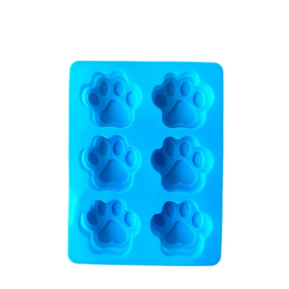 Molde silicona Patita Azul