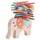thumbnail image 1 of juego de equilibrio de elefante de madera apilando bloques juguete educativo temprano para ni?os, 1 of 5