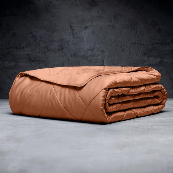 Manta ligera LUXOME Full/Queen 219x234 cm Terracota