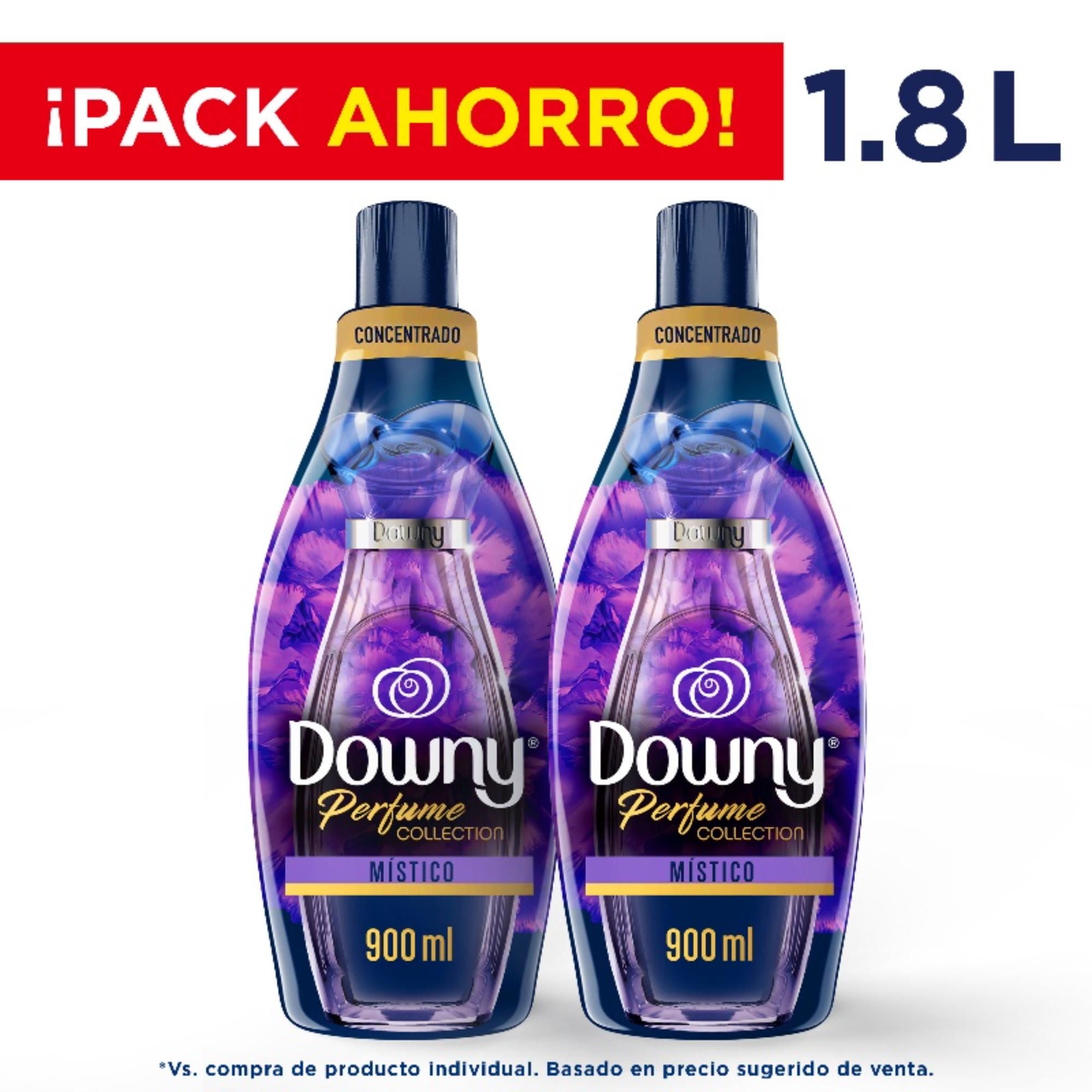 Suavizante Líquido Mistico Perfume Sofisticado Frutal Pack 2 Botella 1,8 L Downy