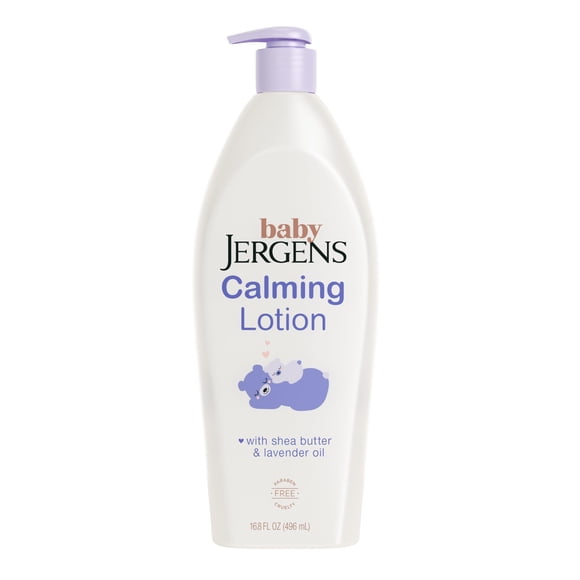 Loción calmante para bebés Jergens con manteca de karité y aceite de lavanda, 500 ml