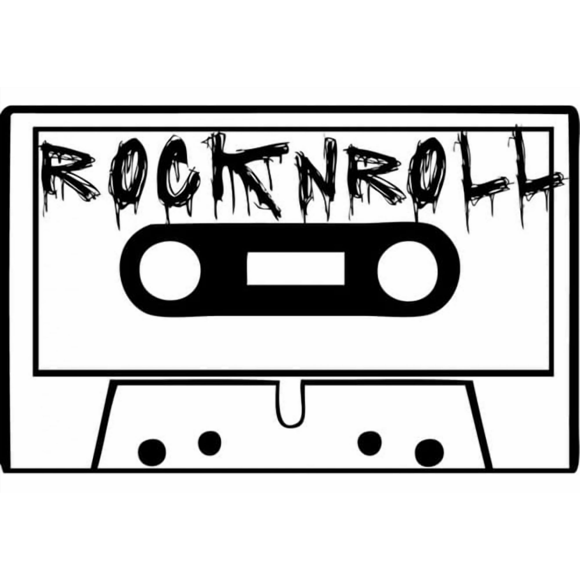 Rienda Libre Graphics - Decomural Vintage Cassette Tape Rock N Roll Ws-17819