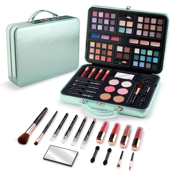 Set De Maquillaje Todo En Uno Para Niñas Con Funda Verde