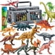 thumbnail image 1 of Juego de juguetes con forma de dinosaurio JOYIN con jaula de almacenamiento, alfombrilla de juego, 19 unidades, de 3 a 5 años, 1 of 8