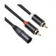 thumbnail image 2 of 2m Cable Audio Xlr A Rca Profesional Trenzado Dj, 2 of 4