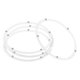 thumbnail image 1 of Uxcell 6" Soporte giratorio con bola de acero Lazy Susan 0.23x5.11" Blanco 4 piezas, 1 of 5