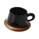 thumbnail image 5 of Taza De Café De Cerámica Con Platillo, Taza De Capuchino Para Fiestas, Oficina, Té De La Tarde, 5 of 5