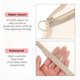 thumbnail image 3 of Bolsa para Brochas Fibraze 3 Piezas Malla Nylon Cierre, 3 of 3