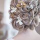 thumbnail image 5 of 5 peinetas para el pelo para mujer, estilo retro dorado, decorativas para novias y bodas., 5 of 8