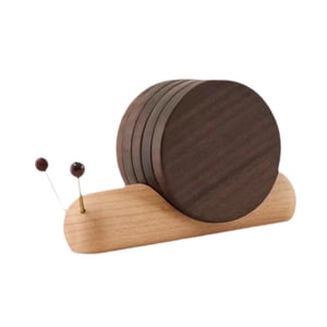 Bothyi - 5 Piezas Bebe Posavasos Forma De Caracol Lindas Posavasos Para Nevera Para El Hogar