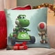 thumbnail image 4 of Yoshi Fundas de almohada de terciopelo con tema, regalos de funda de almohada, decoración para el hogar, cojín de lanzar, regalo de cumpleaños para fans y parejas.50*50cm., 4 of 6