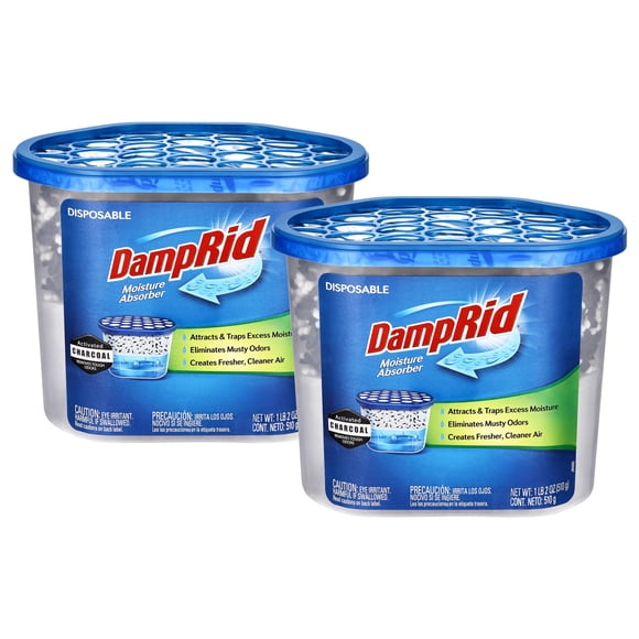 Absorbedor de humedad con carbón activado, 500 ml, 2 unidades