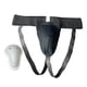 thumbnail image 2 of Protector De Ingle De Taekwondo Para Hombre Seguro Para Agarrar Suspensorio Sanda Sparring Negro XS, 2 of 5