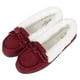 thumbnail image 4 of Zapatillas Jessica Simpson, microgamuza, mocasín, color vino, 4 of 8
