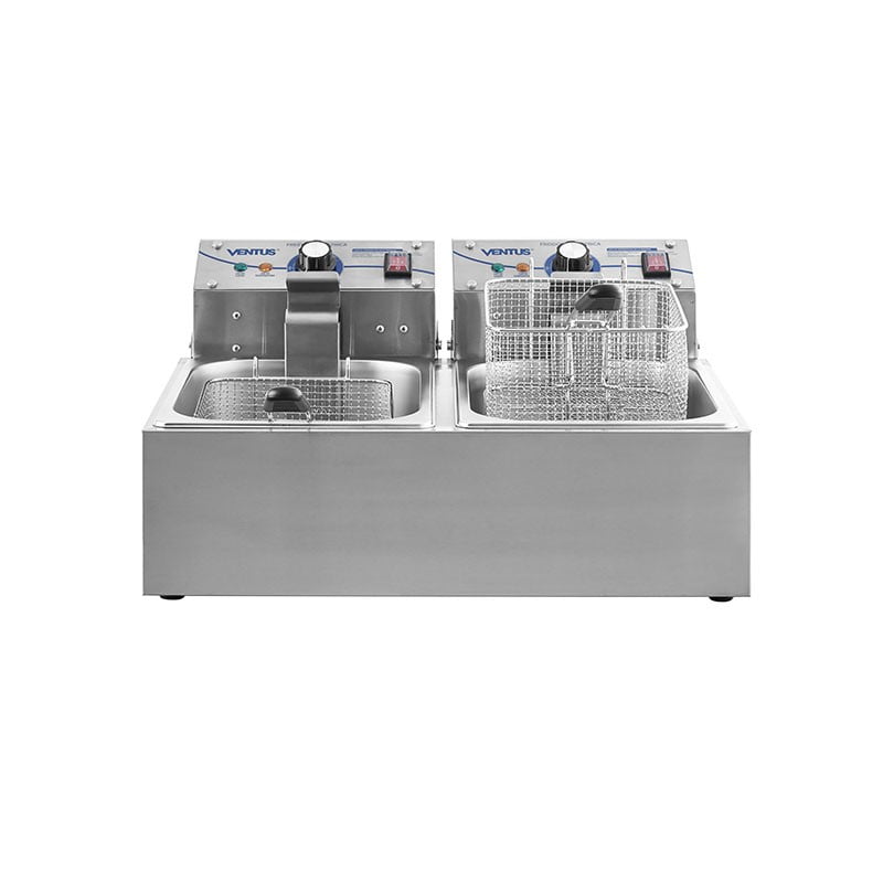 Ventus - Freidora Electrica De 2 Depositos Sobremesa