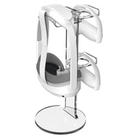Soporte De Escritorio Acrílico Aaronmei Para Auriculares Vr Y Controladores Transparente