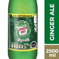 Bebida Ginger Ale Botella Retornable 2,5 L Canada Dry
