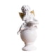thumbnail image 1 of Candelero Candelabros Hogar Aniversario Chimenea Resina Ángel Portavelas Blanco Aureato 1 Mano, 1 of 3