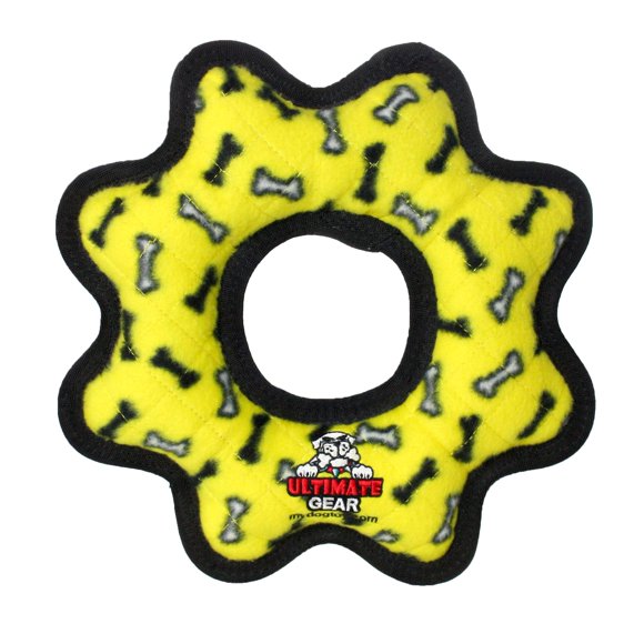 Juguete de peluche para perros TUFFY Ultimate Gear Ring-Squeakers Tuffest