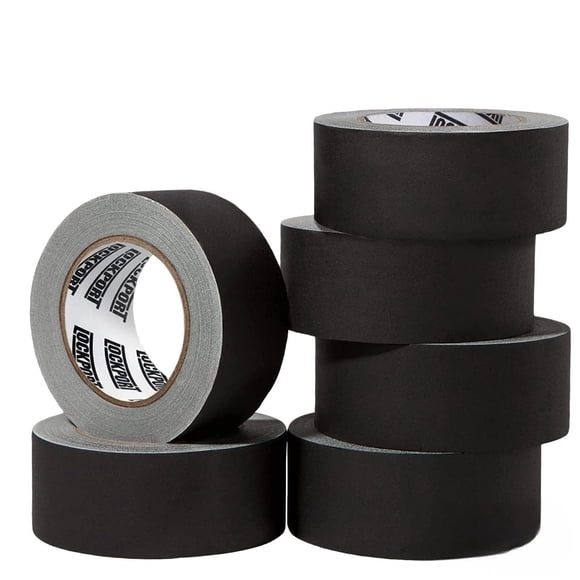 Cinta Adhesiva Negra De 5 Cm X 27 4 M Paquete De 6 Unidades Color Negro