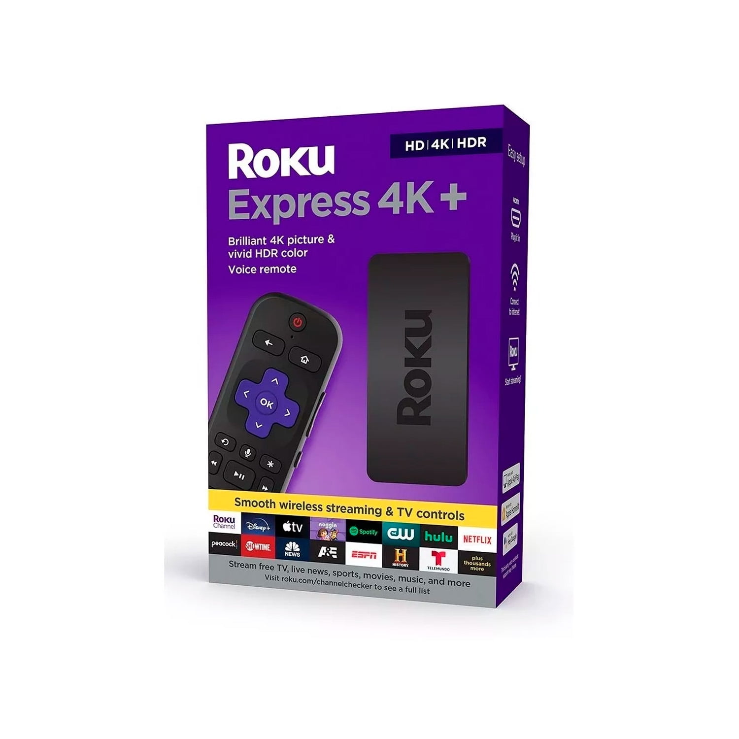 Roku - Reproductor De Streaming Express 4k+ 2021 3941r