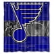 thumbnail image 1 of Cortina de ducha St. Louis Blues, juego de cortina de baño con ganchos, tamaño 60 x 72 pulgadas, 1 of 3