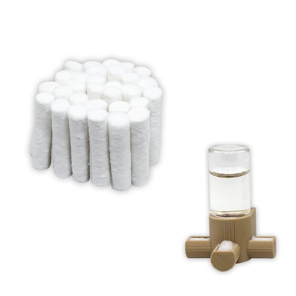 Rollo de algodón absorbente Daerky - 30 piezas