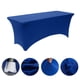 thumbnail image 2 of Funda de Tela Spandex para Mesa Plegable de 183x76x76 cm – Azul Real, Mantel Elástico para Eventos de 6 Pies, 2 of 7