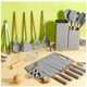 thumbnail image 3 of Kit Avanzado De Utensilios De Cocina De Silicona En Color Gris - Resistentes Al Calor Con Mangos De Madera, 3 of 7