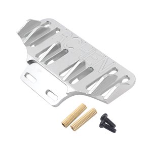 Magideal - Reemplazos De Parachoques Trasero De Alerón Trasero De Metal Para K969 K979 Piezas De Accesorios De Bricolaje Plata