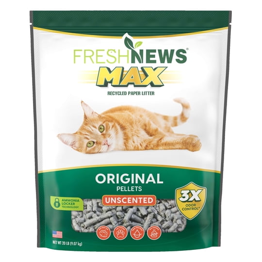 Arena Para Gatos Fresh News 9 kg No Aglomerante Sin Fragancia