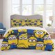 thumbnail image 1 of Minions Bedding Sets Cartoon Duvet Cover Lightweight 3 Piece Bet Sets for Kids Boys Girls, 1 of 5