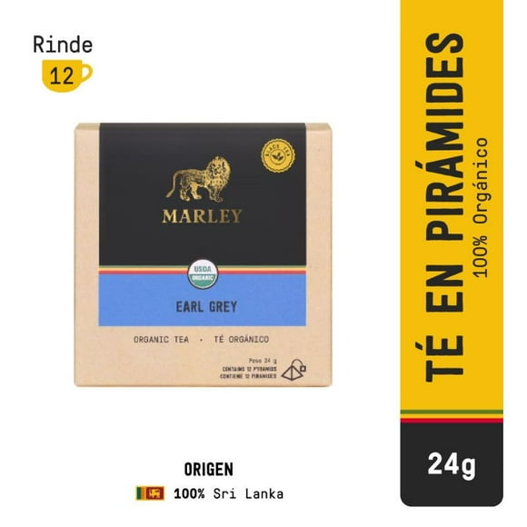 Té Marley Earl Grey Caja, 12 Un