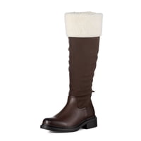 Bota Larga Mujer Moda Gamuza Con Felpa Vintage Weide Czy601