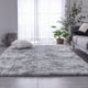 thumbnail image 2 of Alfombra Tabayon Shag 150 x 210 cm Gris Claro Antideslizante, 2 of 3