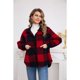 thumbnail image 1 of Chaqueta Leñadora Peluda Oversize Mujer Invierno Calidad Premium 6075, 1 of 3