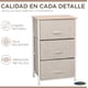 thumbnail image 3 of Cajonera Velador Organizador 3 Cajones Metal Madera Tela, 3 of 9
