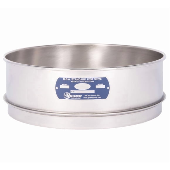 Tamiz Gilson Company 30 cm Todo Acero Inoxidable Nº 8