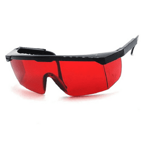 Kimale - Gafas De Protección Laser Ipl Diodo Para Operador Y Paciente Rojo