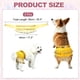 thumbnail image 2 of Falda de Bailarina de Vientre para Perros Uxcell, Cadena de Cintura, Cortina de Cadera, Ropa de Disfraz para Perros, Conjunto de Danza de Cadera con Pañuelo y Lentejuelas (2 Piezas, Chifón, Amarillo), 2 of 6